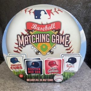 Major League Baseball Matching Game ML  Great Condition, square matching pieces